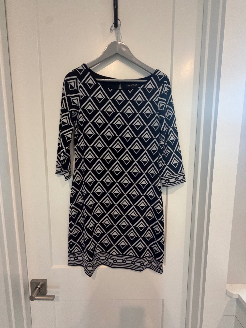 White House Black Market Mini Dress Quarter Sleeves Small